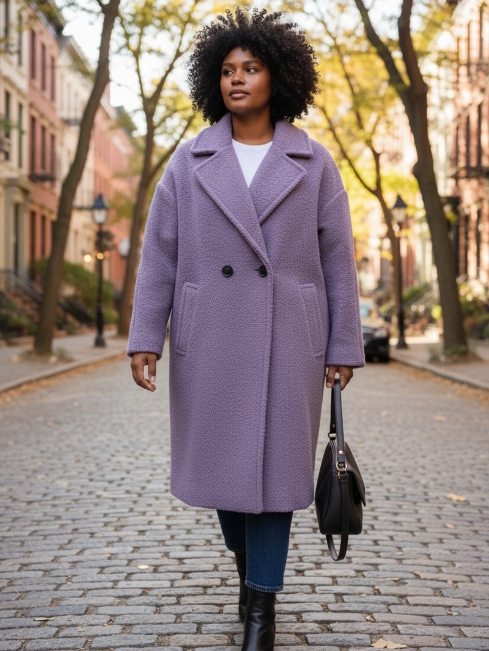 BCBG Iris Lavender Trench Coat